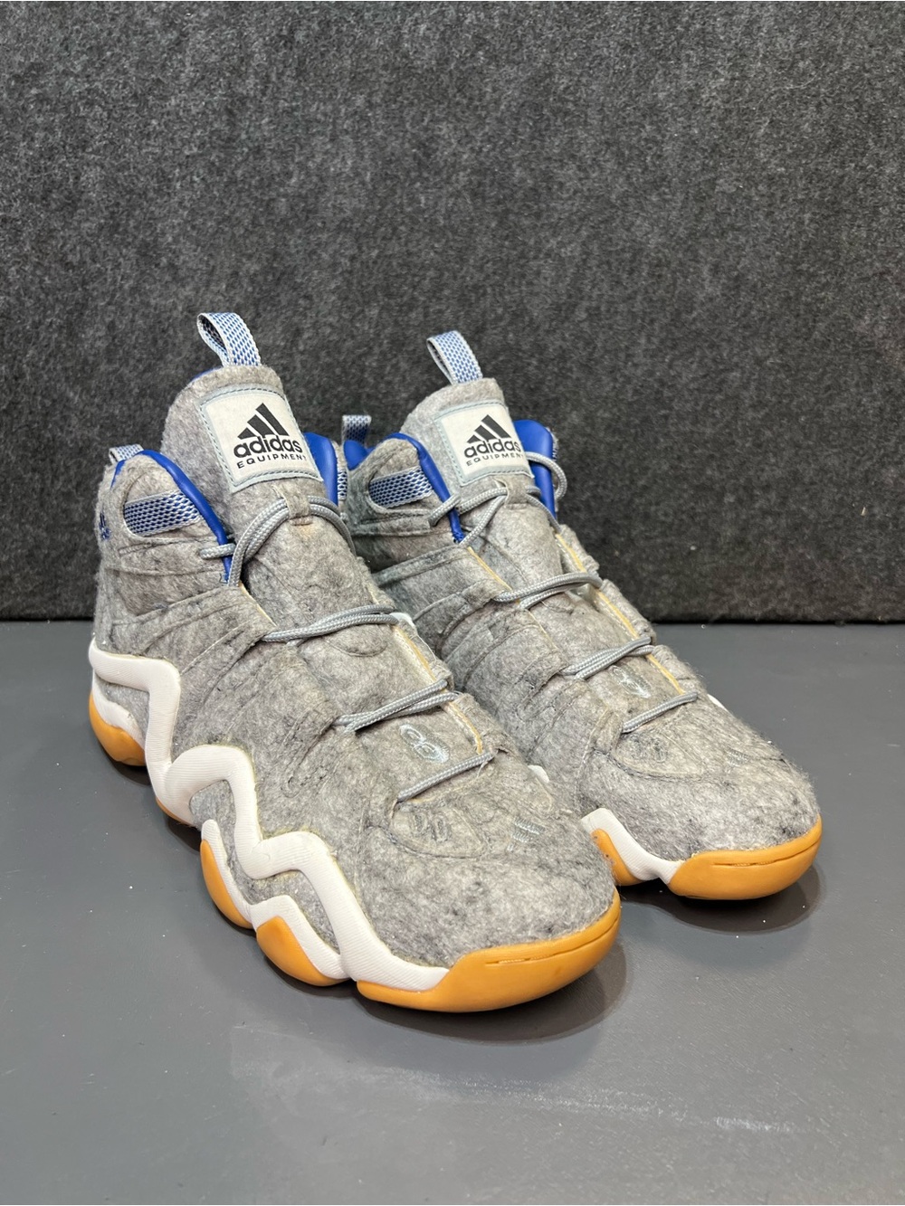 Adidas Crazy 8 "Wool Grey" Mens Sneakers Size 12